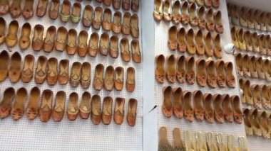 Jaipur 'da el işi jutti, Rajasthan, Hindistan 