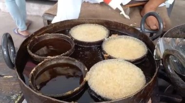 Ünlü rajasthani ghevar, jaipur, rajasthan, Hindistan 