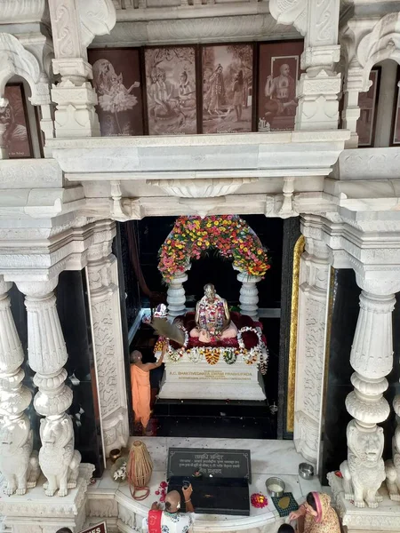 Iskcon Ναός Είναι Vrindavan Uttar Pradesh — Φωτογραφία Αρχείου