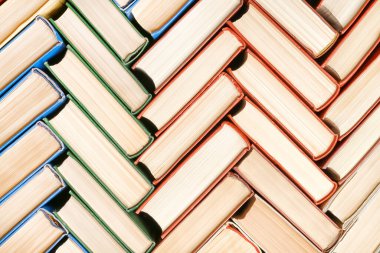 Kitaplar doku ve arkaplan yığını