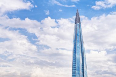 Aziz Pettersburg. Rusya - 21 Mayıs 2019. Gökdelen 