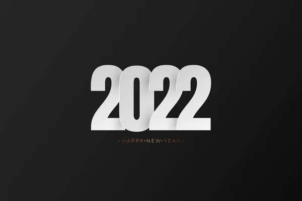 Bonne Année 2022 White Pile — Image vectorielle