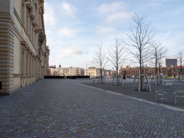 Berlin caddeleri. Berlin Almanya 'nın başkentidir..