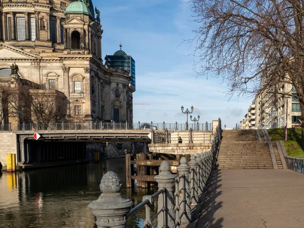 Berlini Katedrális Berlin Németország Fővárosa — Stock Fotó