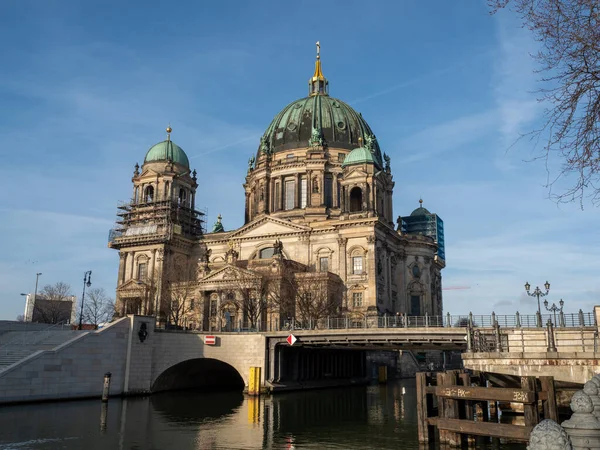 Berlini Katedrális Berlin Németország Fővárosa — Stock Fotó