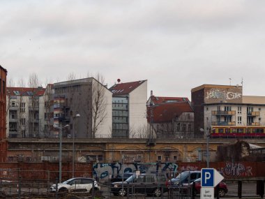 Berlin caddeleri. Berlin Almanya 'nın başkentidir..