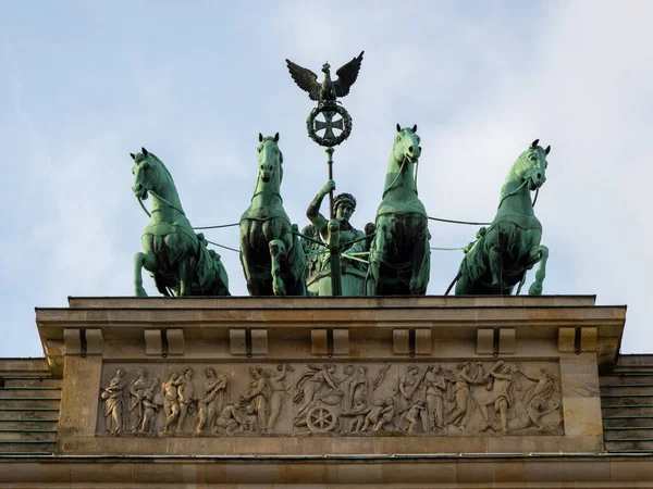 Poarta Brandenburg Din Berlin Berlin Este Capitala Germaniei — Fotografie, imagine de stoc