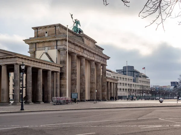 Braniborská Brána Berlíně Berlín Hlavním Městem Německa — Stock fotografie