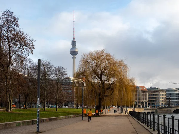 Ruas Cidade Berlim Berlim Capital Alemanha — Fotografia de Stock