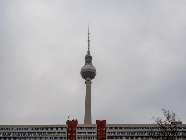 Berlín Hermosa Capital Alemania Torre Torre Televisión Berlín — Foto de Stock