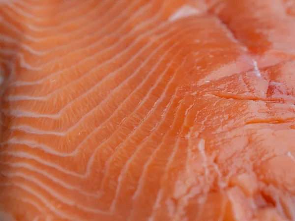 Fillet Fresh Salmon Fillet Red Fish — Stock Photo, Image