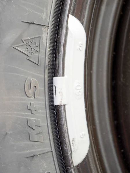 Counterweight Vehicle Wheels Car Repair — Stock Photo, Image