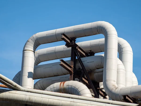 Sanayi bölgesi. Termal enerji santrali. Kapat.