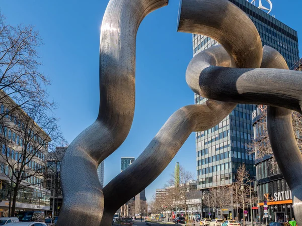Berlin, Almanya Berlin Heykel Manzarası Charlottenburg Bölgesi.