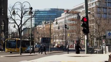 Berlin, Almanya - 22 Mart 2022: Charlottenburg Bölgesi.