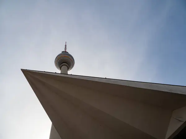 Berlim Com Famosa Torre Alexanderplatz Alemanha — Fotografia de Stock