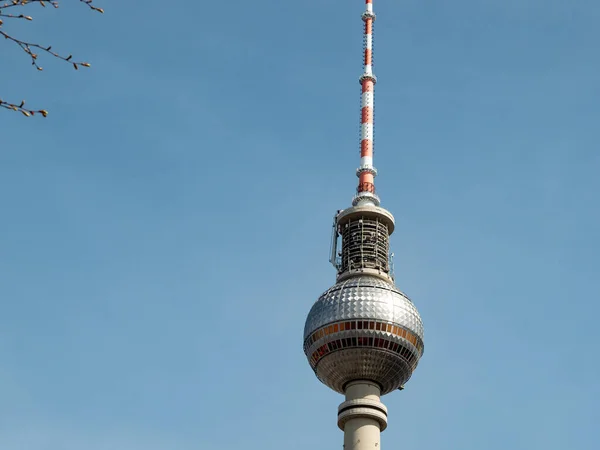 Берлин Знаменитой Телебашней Алексине — стоковое фото