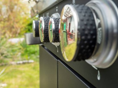 Paslanmaz çelik gaz ızgarası bbq barbeküsü