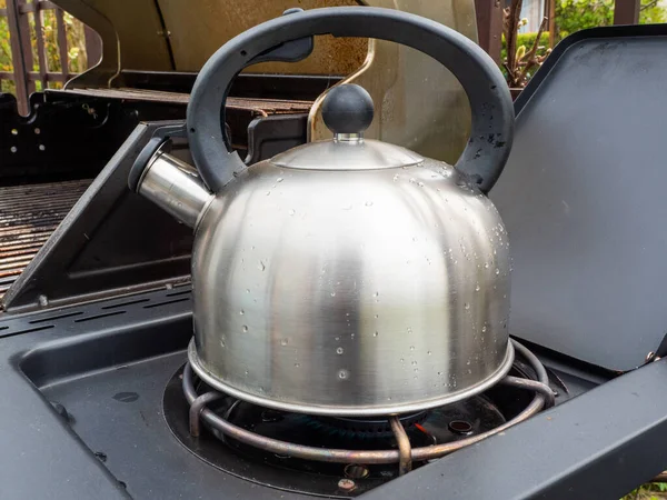 Kettle Gas Grill Kettle Gas Stove — Stock fotografie
