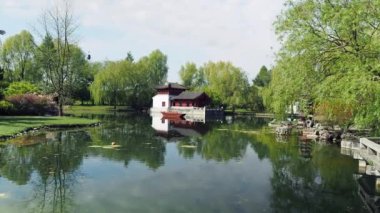 Parktaki gölet. Güzel bir gölet..