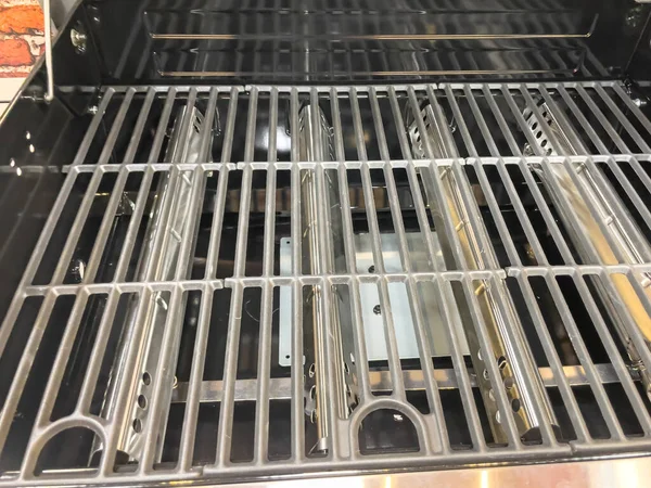Gaz ızgarası. Izgara ızgarası. Metal ızgara. Ateş gücü düzenleyicisi.