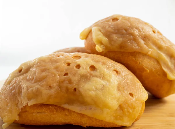 Bun Cheese Fresh Buns Stuffed Cheese Freshly Baked Cheese Buns — 스톡 사진