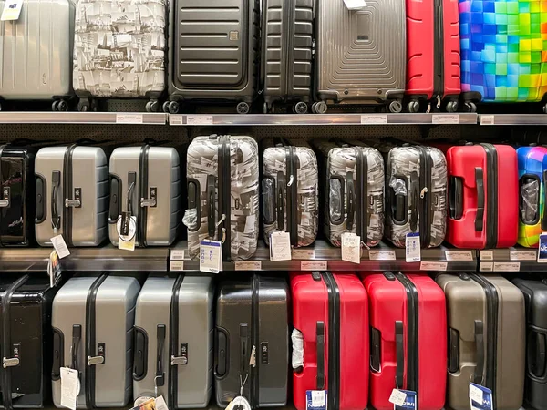 Germany Berlin 2022 Shop Selling Suitcases Shelves Suitcases Store Germany — Foto Stock