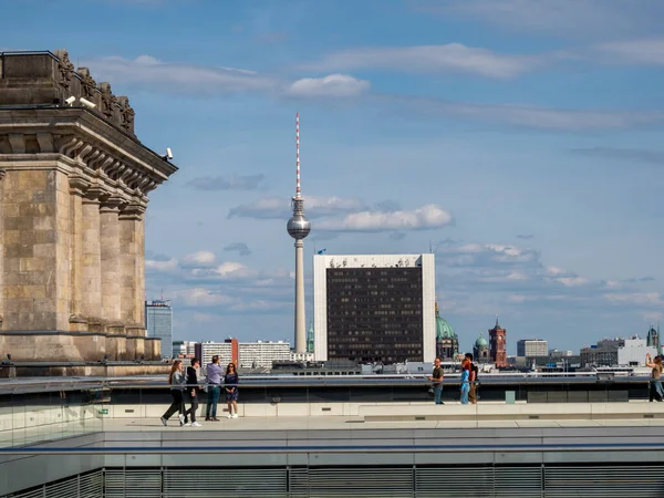 Streets Buildings Berlin Streets German Capital Overall Plan — Stockfoto