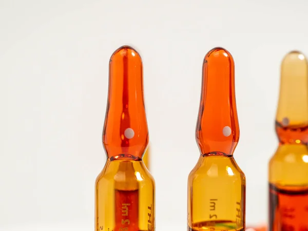 Ampoules Vitamin B12 Injections Injectable Solution Ampoules Used Supplement Vitamin — 图库照片