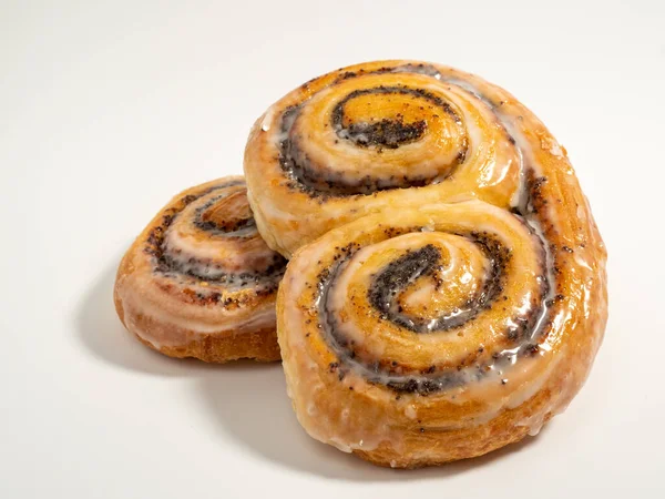 Sweet baked goods. Sweet flour products from the bakery. Freshly baked sweet buns.