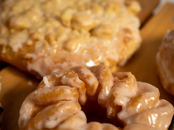 Sweet baked goods. Sweet flour products from the bakery. Freshly baked sweet buns.