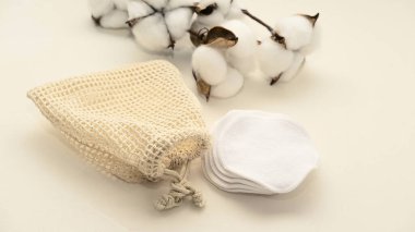 yeniden kullanılabilir pamuk makyaj çıkarıcı diskler