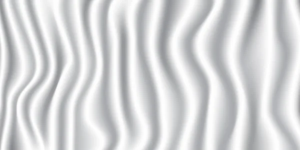 Wrinkled White Cloth Abstract Background Vector Illustration — Stockvektor