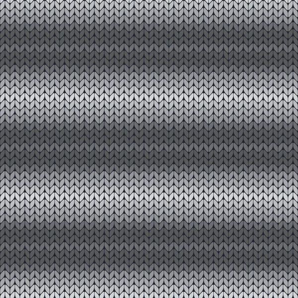 Knit Texture Seamless Pattern Background Vector Illustration — Stok Vektör
