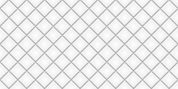 White Ceramic Tiles Texture Background Vector Illustration — ストックベクタ