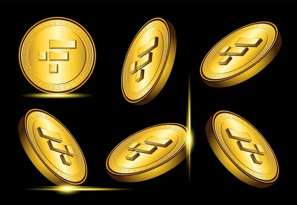 Ftx Cryptocurrency Digital Payment System Blockchain — 图库矢量图片