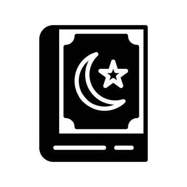 Kuran Kabartma Vektör Simgesi Tasarımı