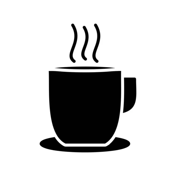 Tea Glyph Vector Icon Desig — Stockový vektor