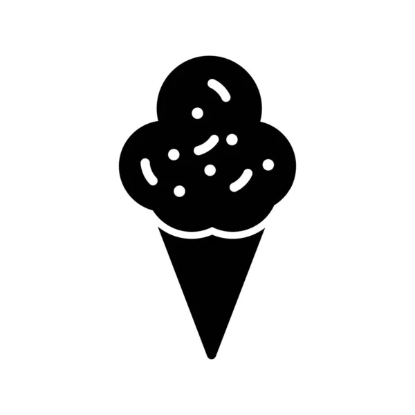 Dessert Glyph向量Icon Desig — 图库矢量图片