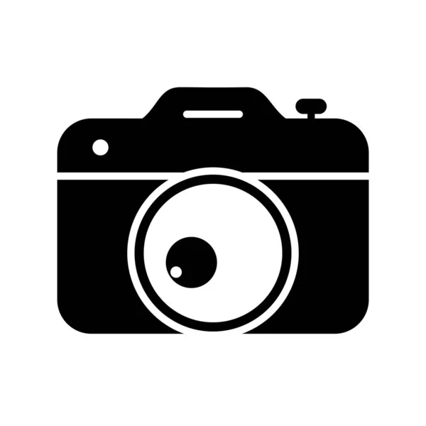 Camera Glyph Vector Icon Desig — Stockvector