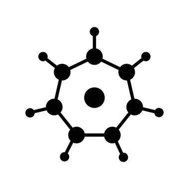 Moleküler Kabartma Vektör Simgesi Tasarımı