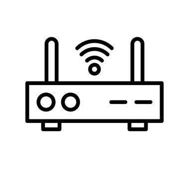 Yönlendirici Ana Hattı Vektör Simgesi Tasarımı