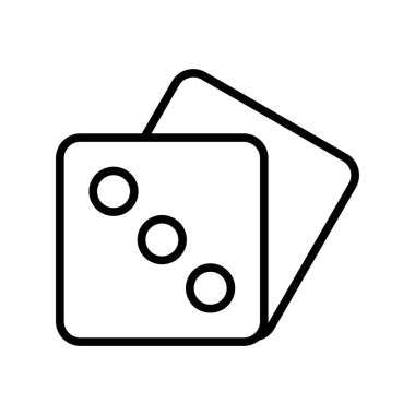 Casino Ana Hattı Vektör Simgesi Tasarımı