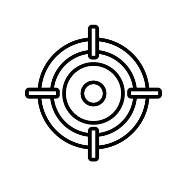 Hedef Özet Vektör Simgesi Tasarımı