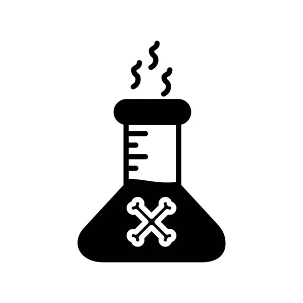 Poison Glyph Vector Icon Desig — 스톡 벡터