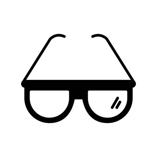 Gafas Glyph Vector Icon Desig — Archivo Imágenes Vectoriales