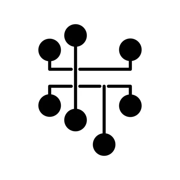 Circut Glyph Vector Icon Desig — Vector de stock