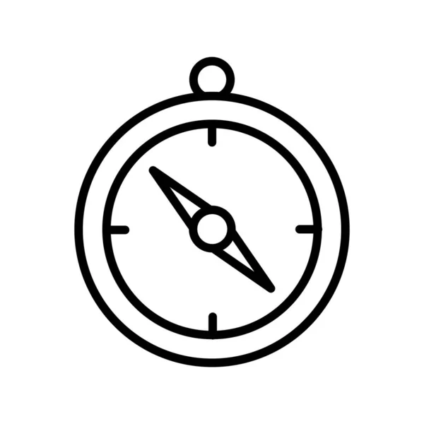 Indicador Dirección Esquema Vector Icono Desig — Archivo Imágenes Vectoriales