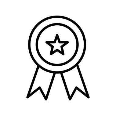 Madalya Özeti Vektör Simgesi Tasarımı