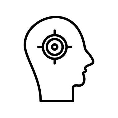 Hedef Özet Vektör Simgesi Tasarımı